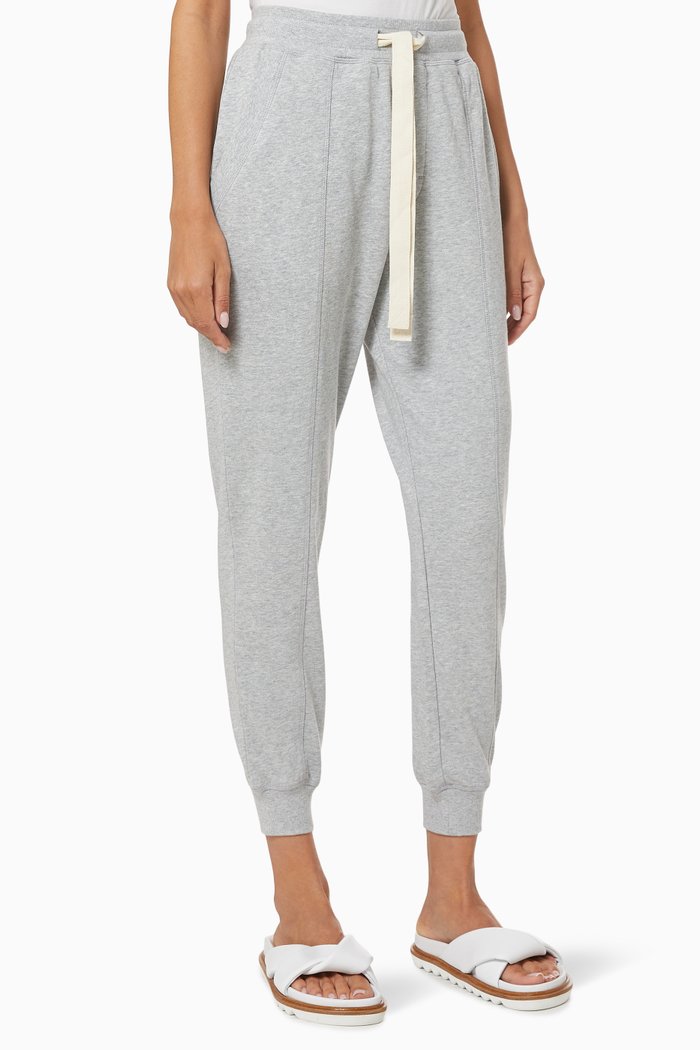 

Vince Track Pants in Organic Fleece Cotton, Grey