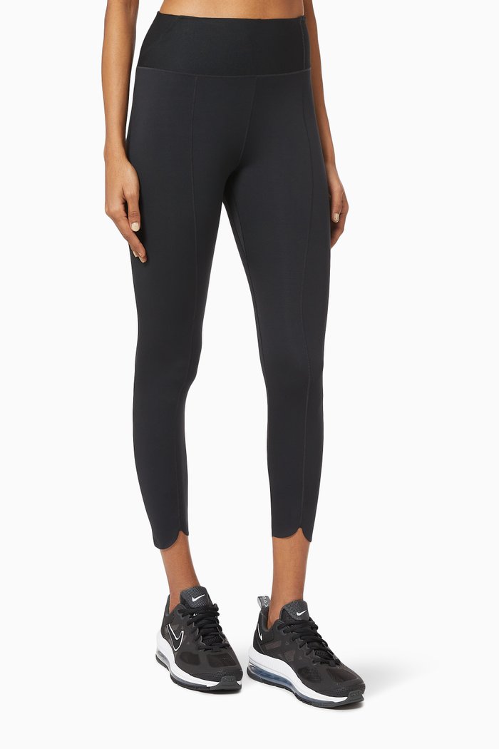 

One Luxe Icon Clash Crop Leggings, Black