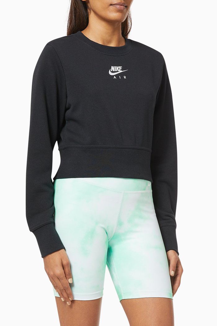 

Nike Air Sweatshirt in Semi-brushed Fleece, Black