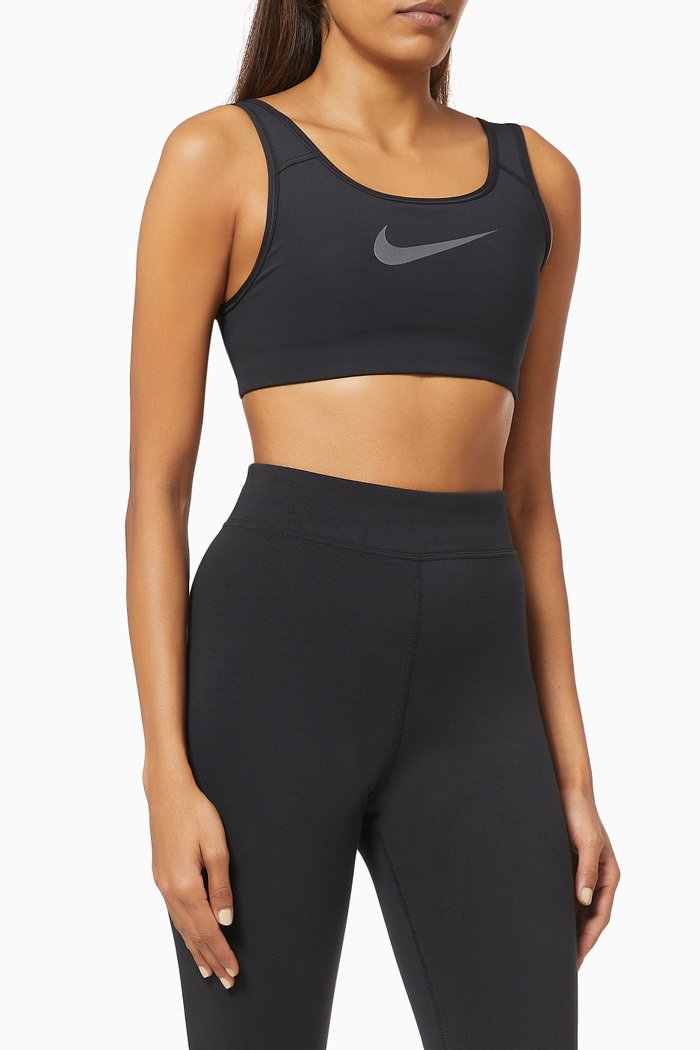 

Nike Dri-FIT Swoosh Icon Clash Sports Bra, Black