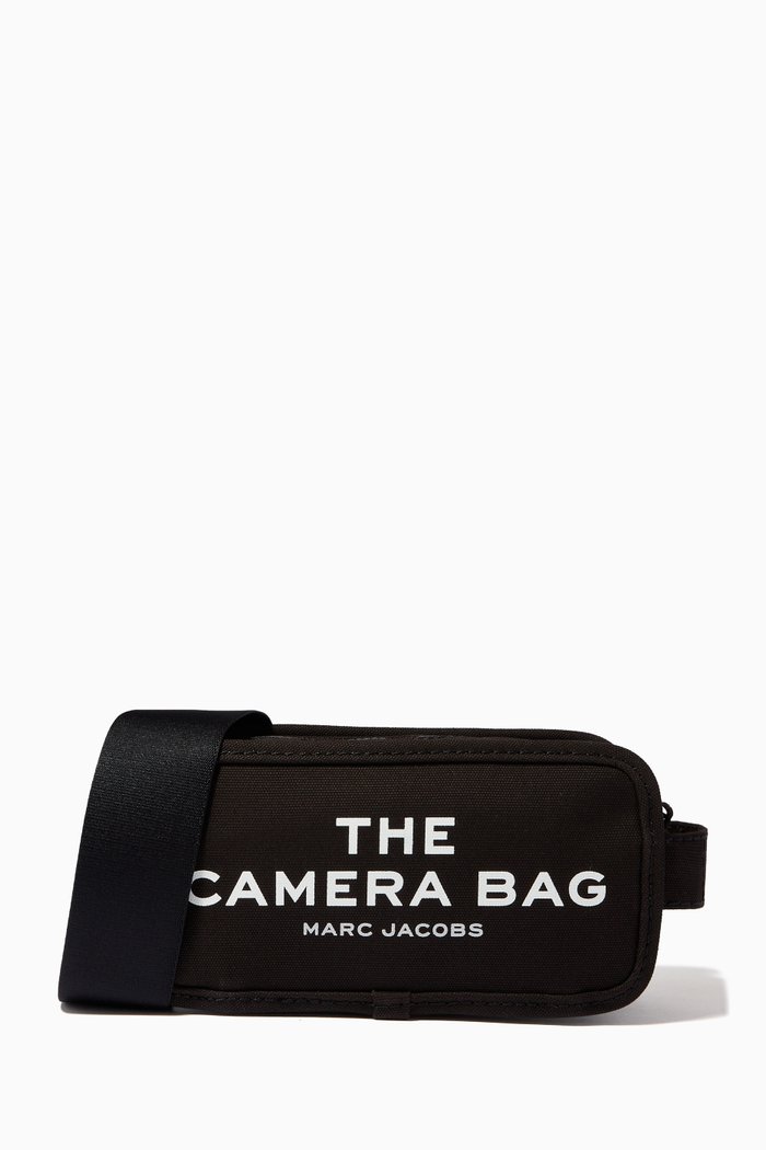 The Camera Bag in Canvas, Black