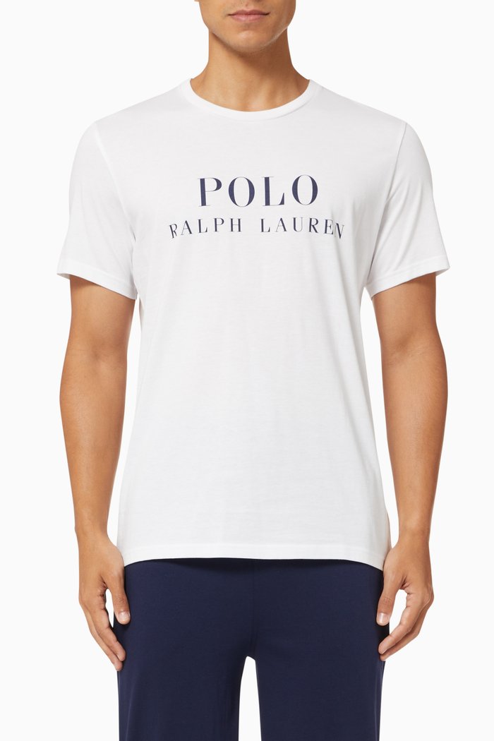 Logo T-shirt in Cotton, White