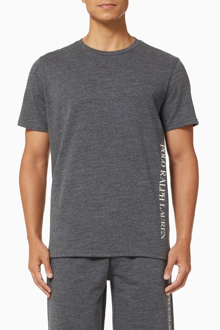 

Side Logo T-shirt in Cotton, Grey