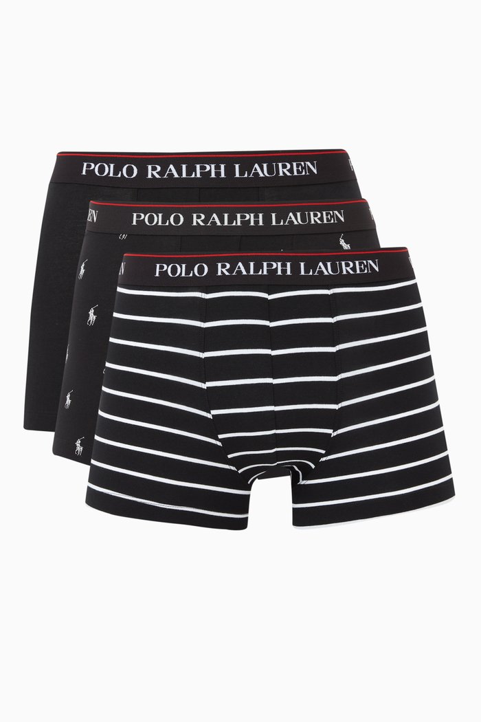 

Classic Stretch Cotton Trunks, Set of 3, Multicolour