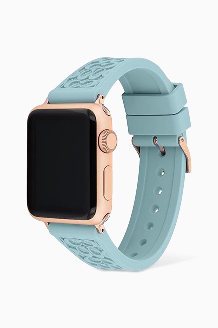 

Apple Watch® Strap in Signature Rubber, 38/40mm, Blue