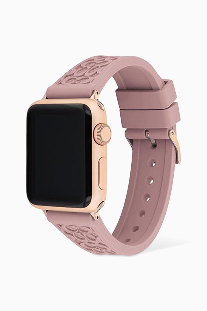 

Apple Watch® Strap in Signature Rubber, 38/40mm, Pink
