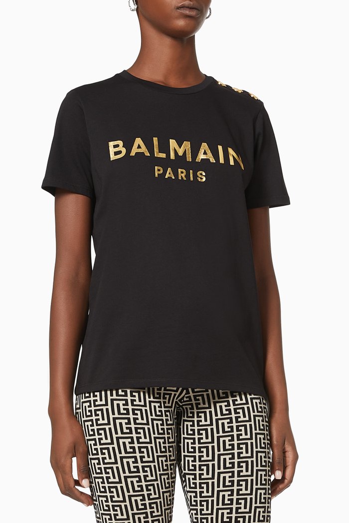 

Logo T-shirt in Jersey, Black