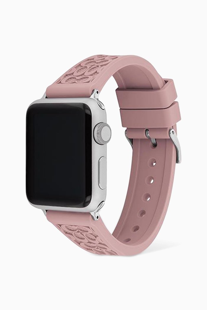 

Apple Watch® Strap in Signature Rubber, 38/40mm, Pink