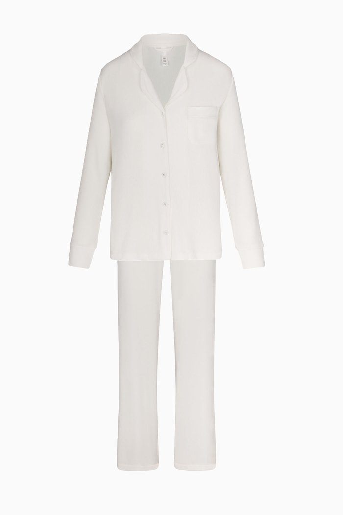

Rib Sleep Set, White