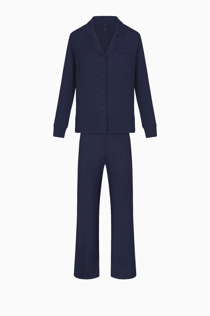 

Rib Sleep Set, Blue