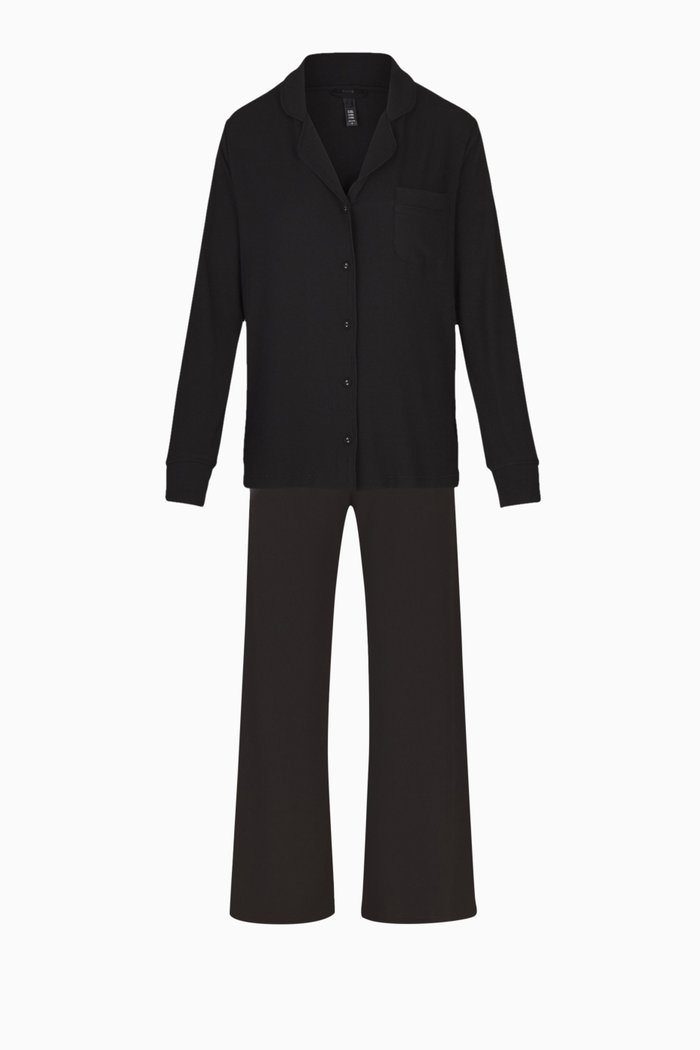 Rib Sleep Set, Black
