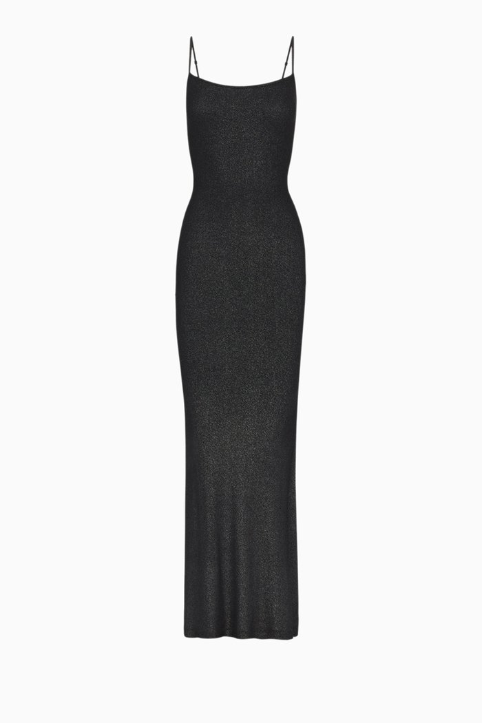 

Soft Lounge Long Slip Dress, Grey