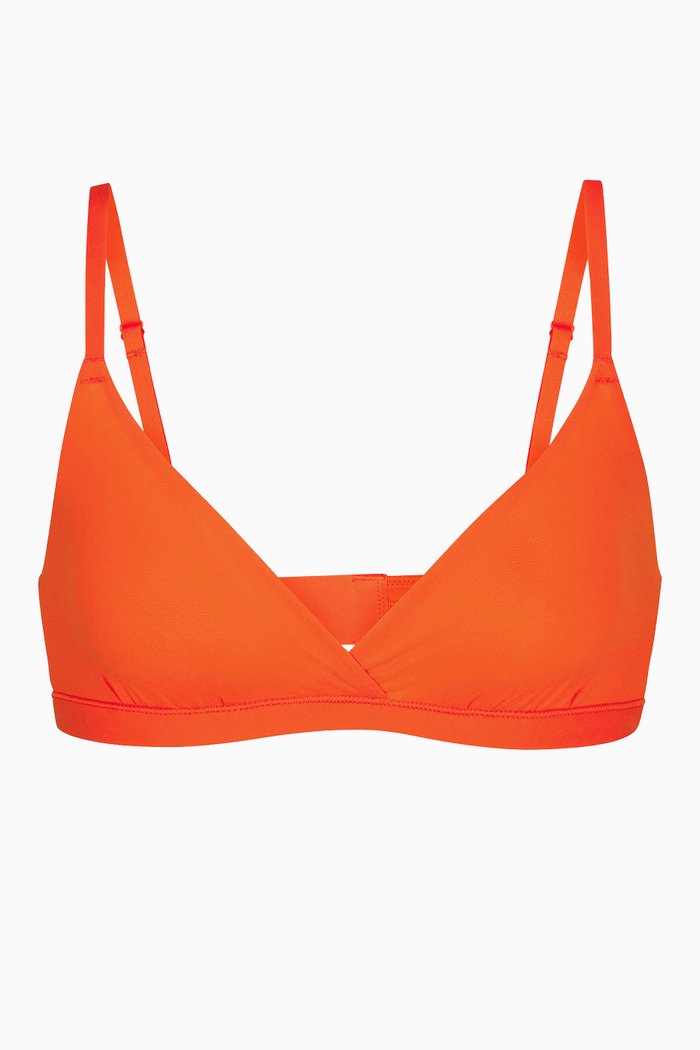 

Fits Everybody Crossover Bralette, Red