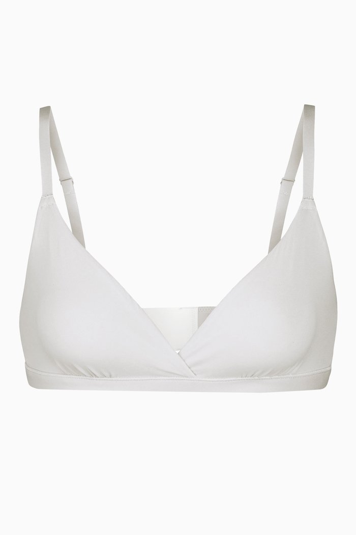

Fits Everybody Triangle Bralette, White