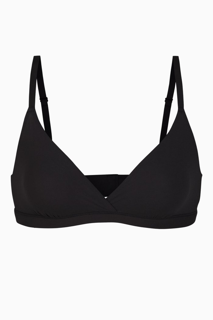 

Fits Everybody Triangle Bralette, Black