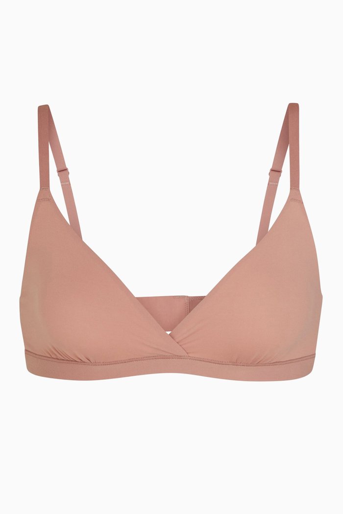 

Fits Everybody Triangle Bralette, Brown