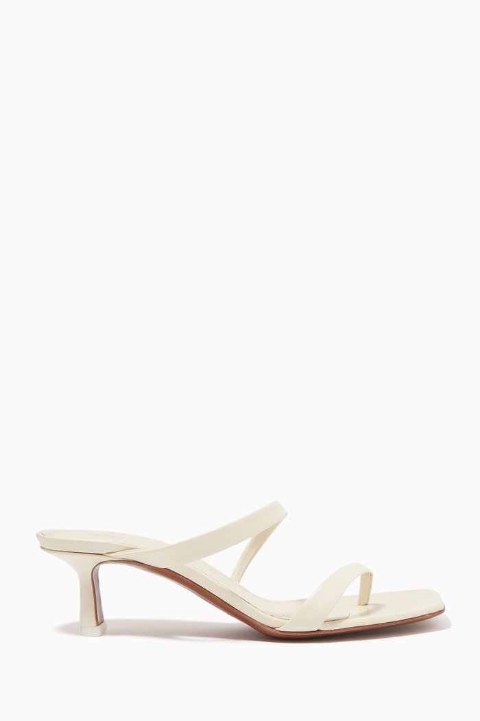 

Meissa Mules in Leather, Neutral