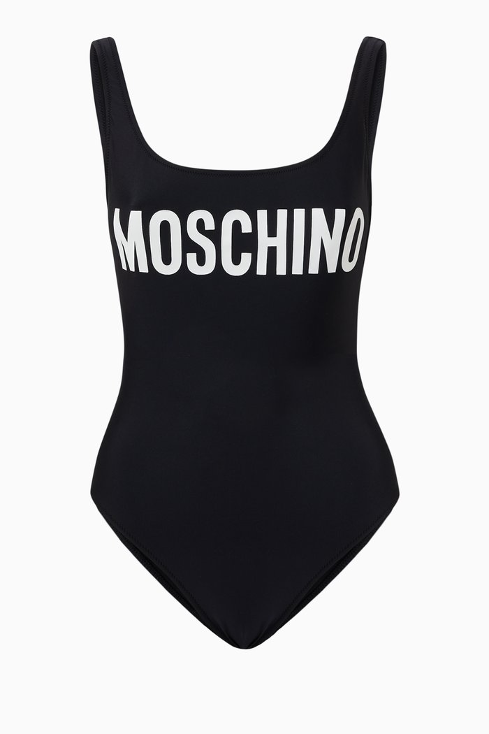 

Logo One Piece Swimsuit, Black