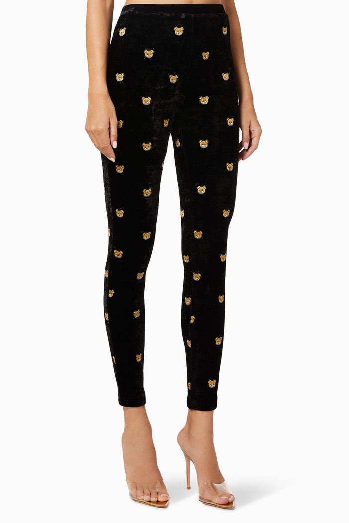 

Teddy Bear Pants in Velvet, Black
