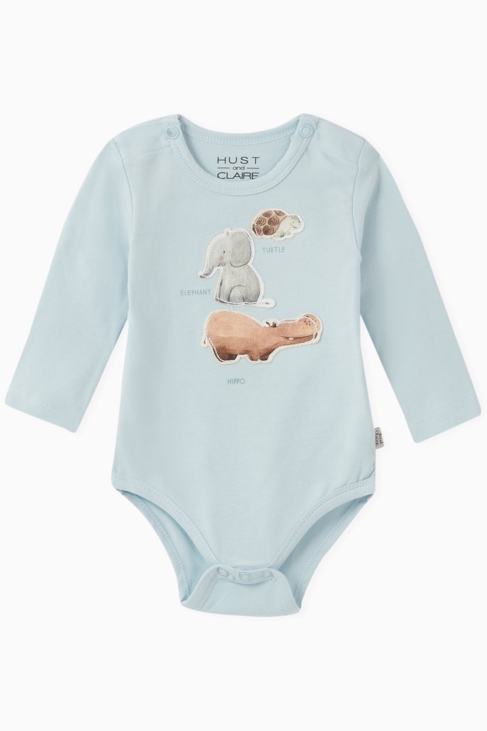 

Bebe Cotton Bodysuit, Blue