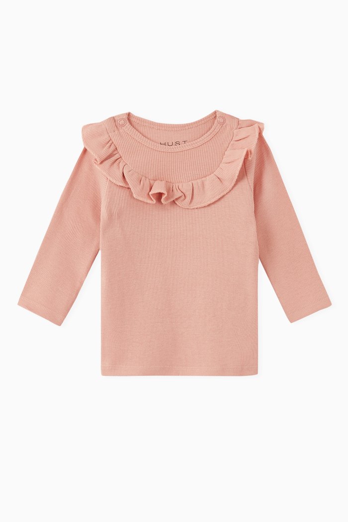 

Almas Rib-knit T-shirt, Pink