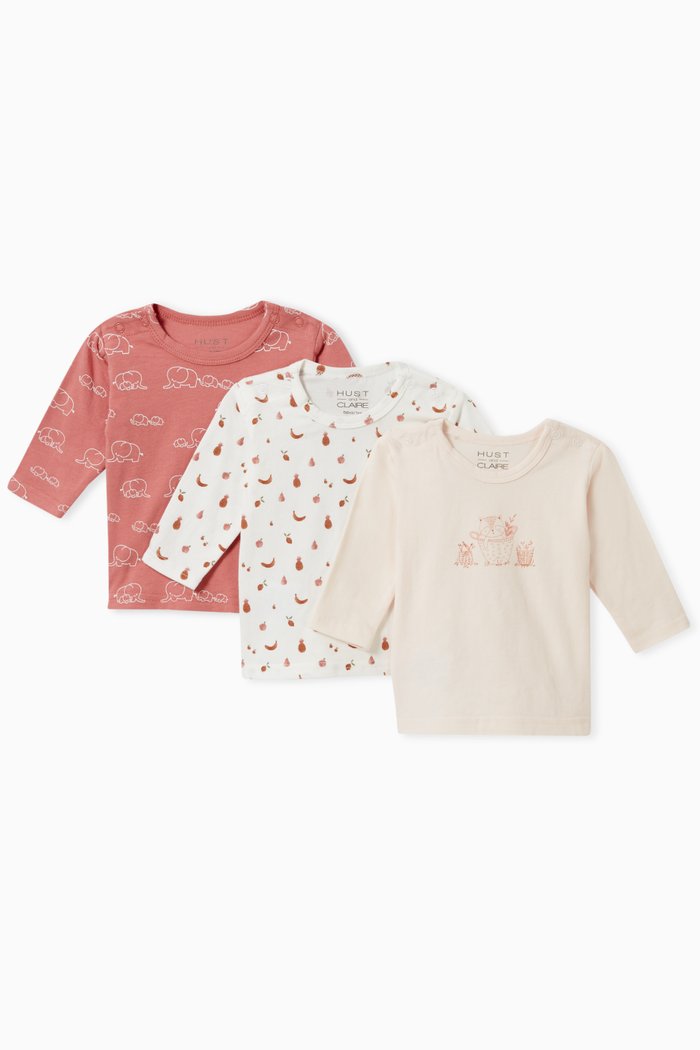 

Amar Jersey T-shirt, Set of 3, Pink