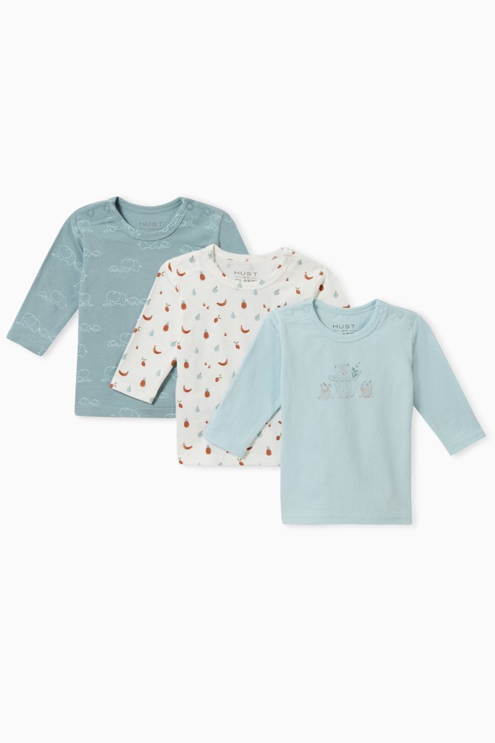 

Amar Jersey T-shirt, Set of 3, Blue
