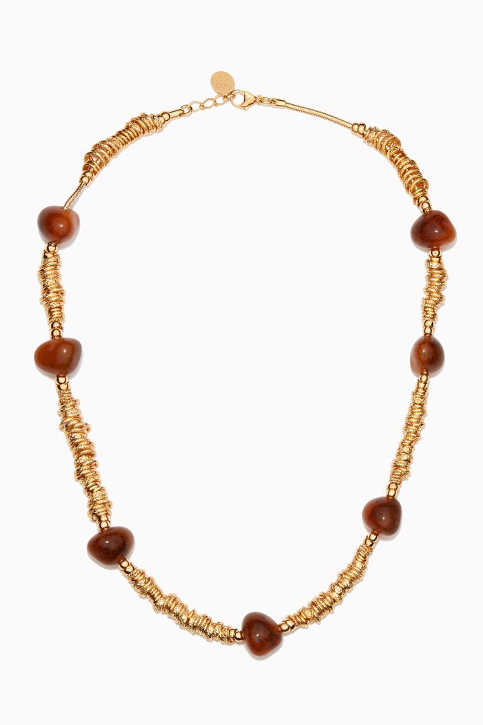 

Biba Necklace in 24kt Gold Plating