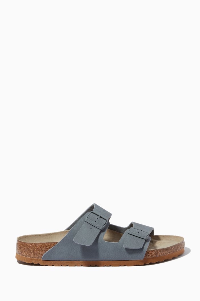 

Arizona Soft Footbed Sandals in Birko-Flor®, Grey