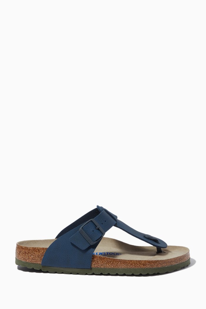 

Medina Soft Footbed Sandals in Birko-Flor®, Blue