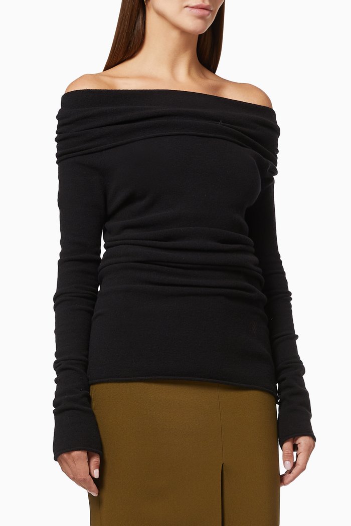 

Top in Wool Knit, Black