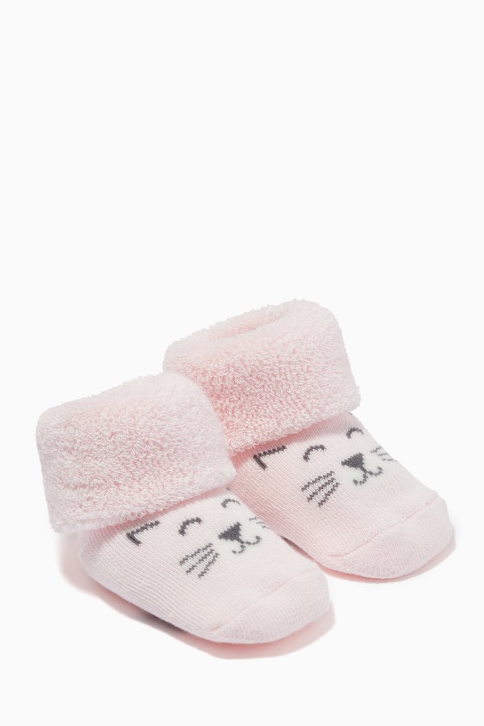 

Baby Cat Baby Socks, Pink
