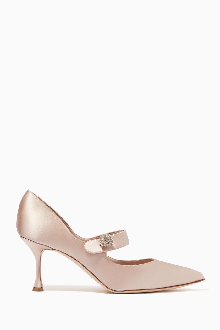 

Arabella 70 Pumps in Satin, Neutral