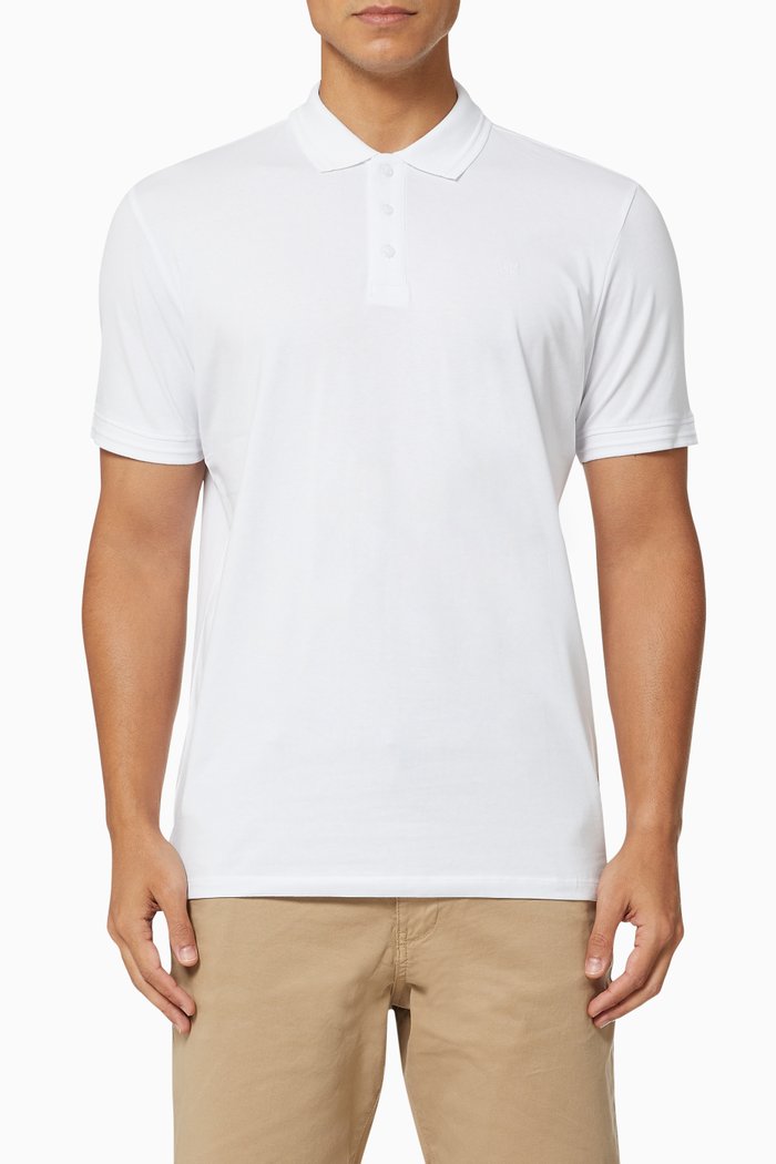 

Classic Polo Shirt in Organic Cotton, White