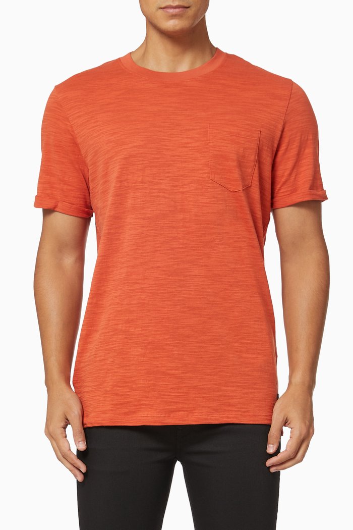 

Solid T-shirt in Jersey, Orange