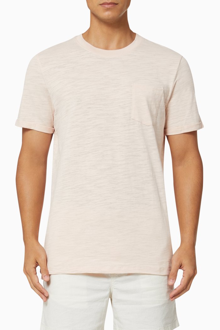 

Solid T-shirt in Jersey, Pink