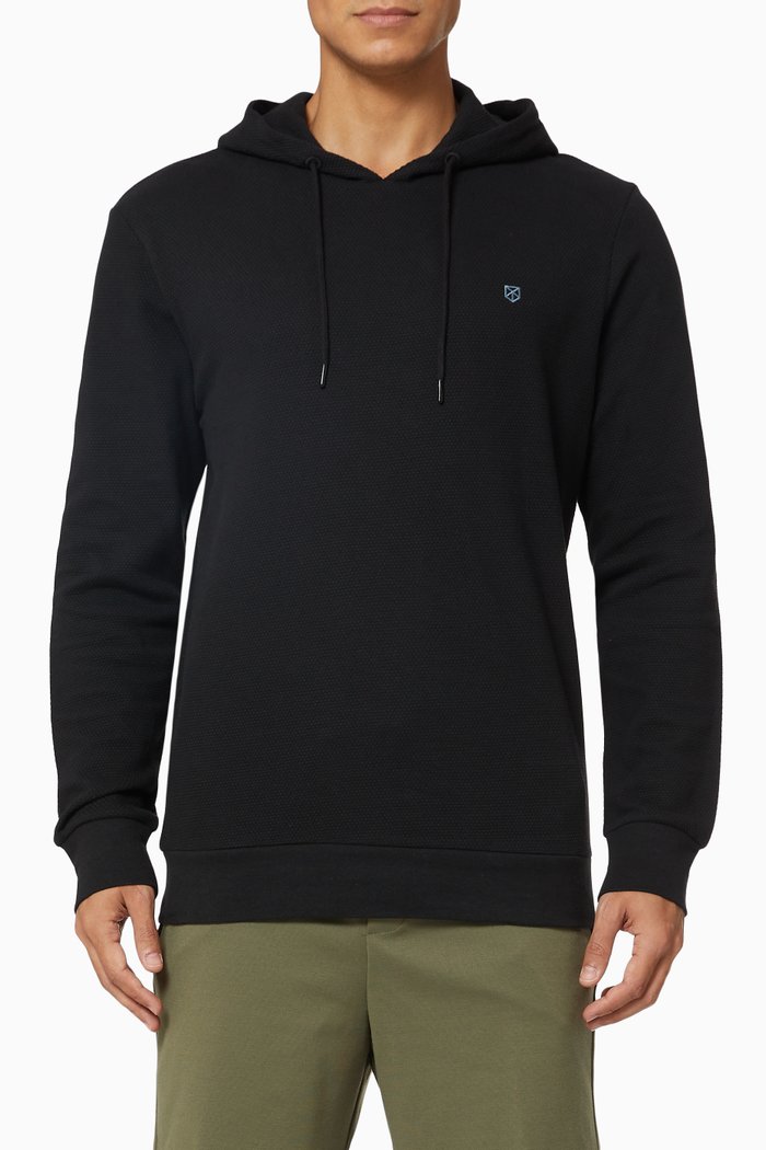 

Bubble Hoodie in Cotton, Black