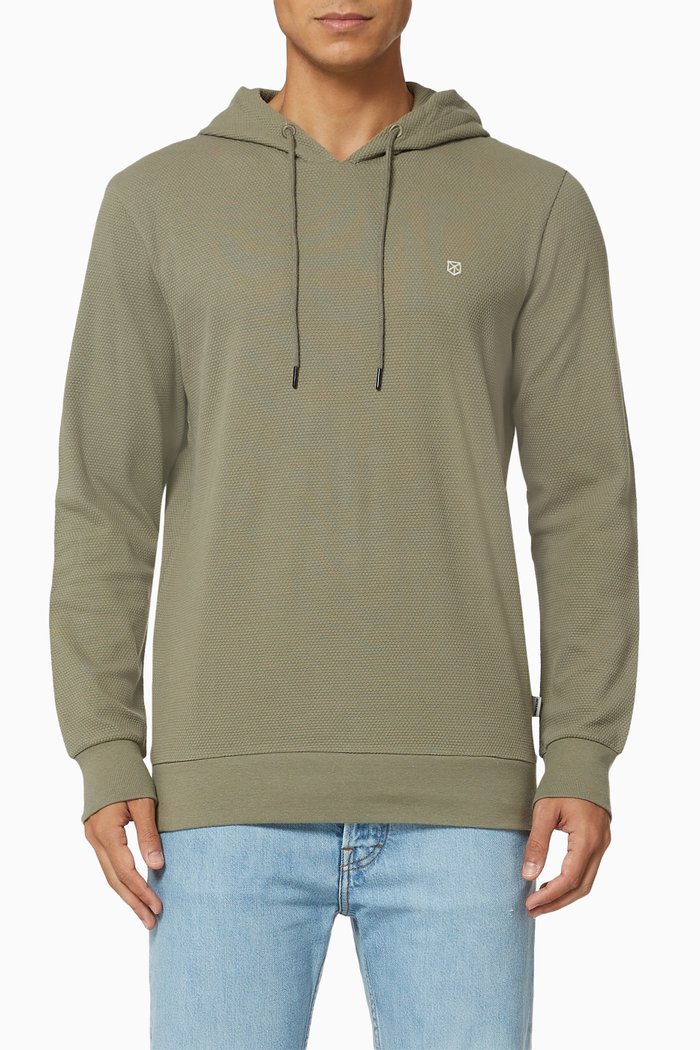 

Bubble Hoodie in Cotton, Green