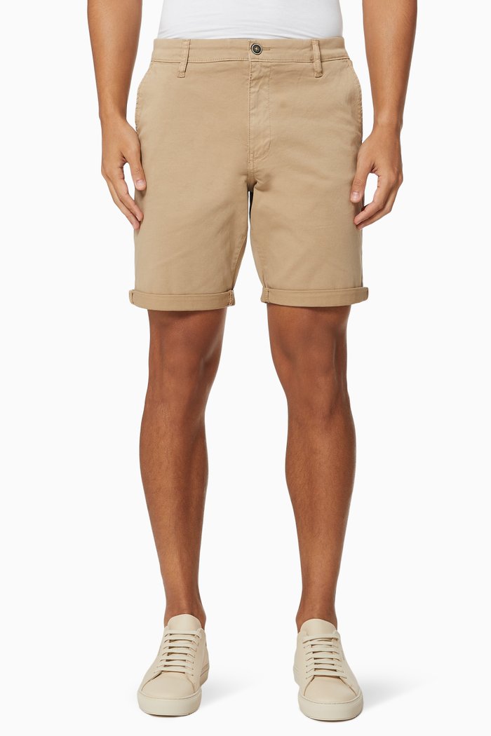 

Fred Chino Shorts in Cotton, Neutral