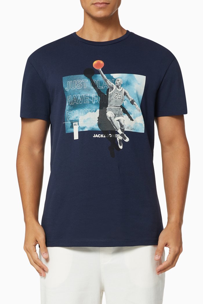 

Legends Statement T-shirt in Jersey, Blue