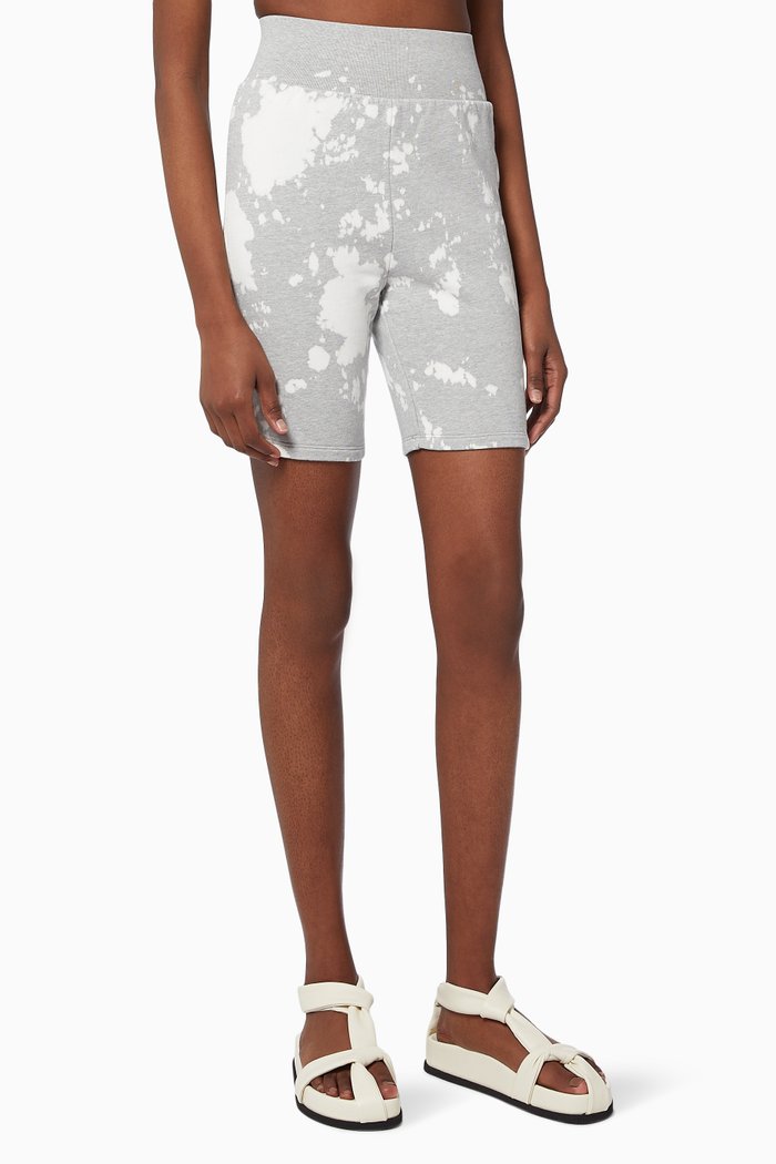 Bike Shorts in Cotton, Grey