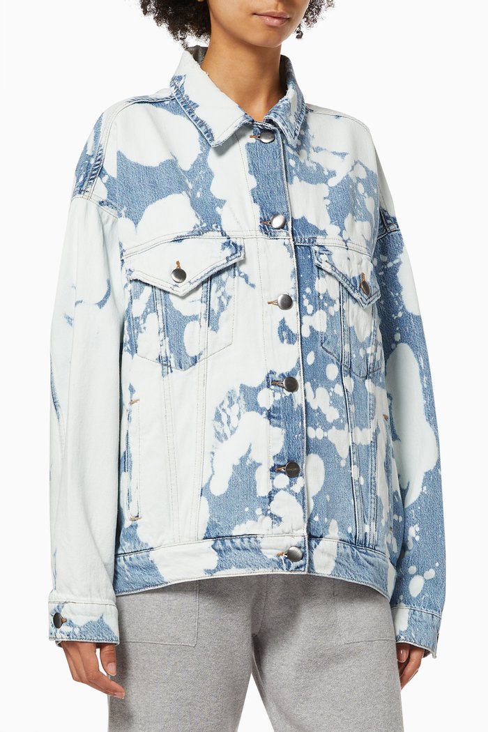 

Le Oversized Jacket in Cotton, Blue