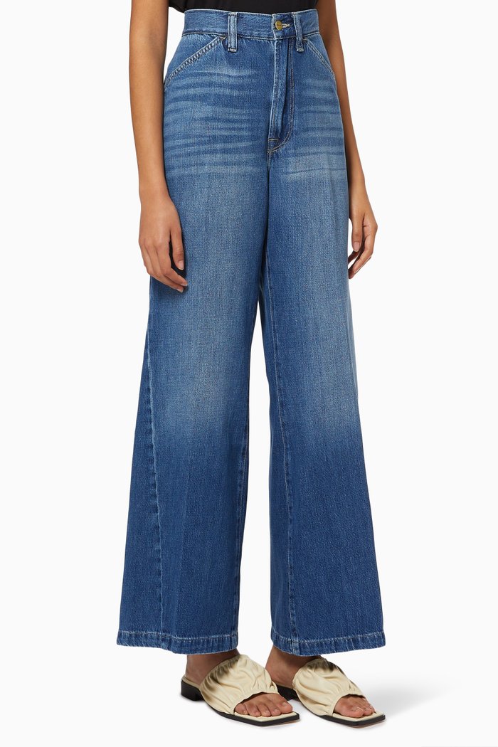 

Le Baggy Palazzo in Denim, Blue