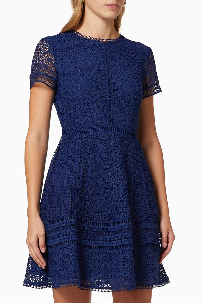 

Leonardo Lace Dress, Blue