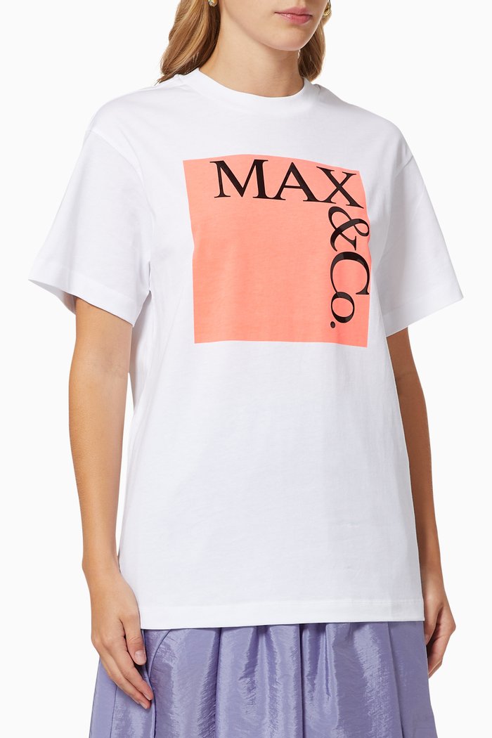 

Logo T-shirt in Cotton, Pink