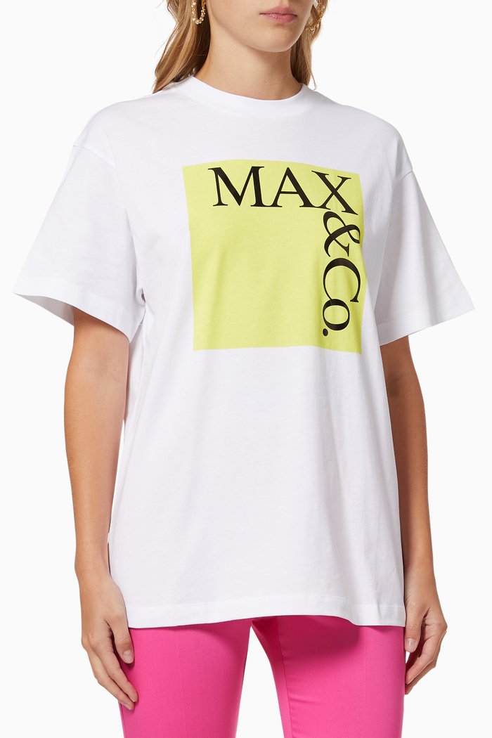 

Logo T-shirt in Cotton, Yellow