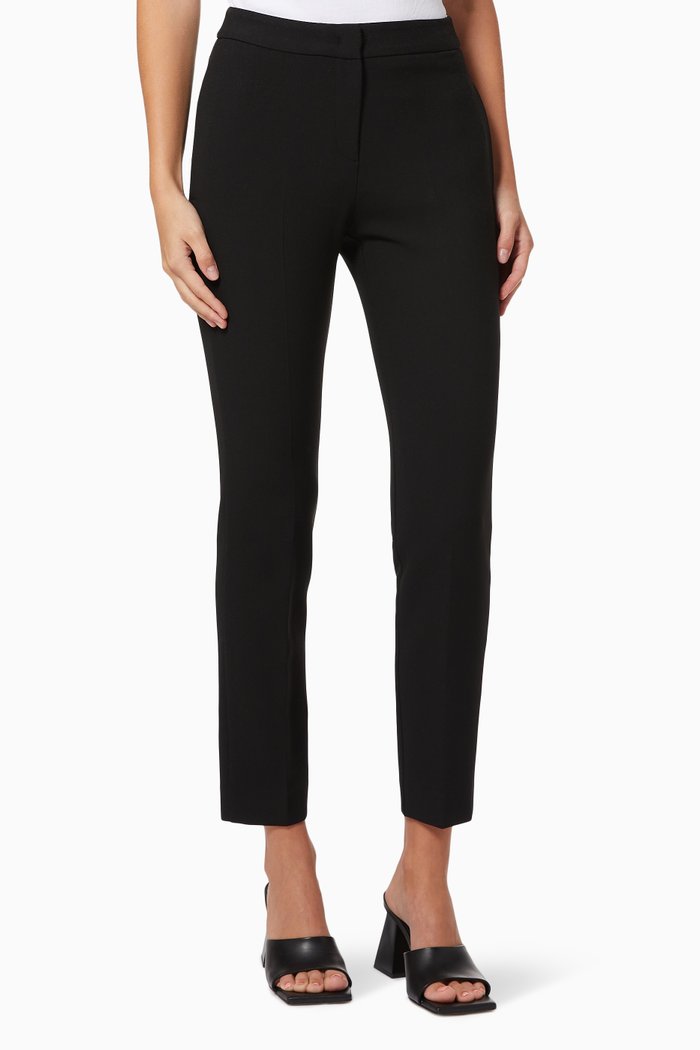 

Melissa Slim Fit in Stretch Cotton, Black