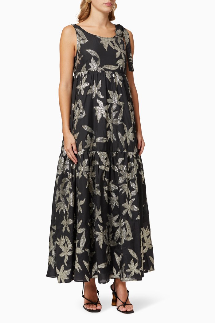 

Lima Tiered Dress, Black