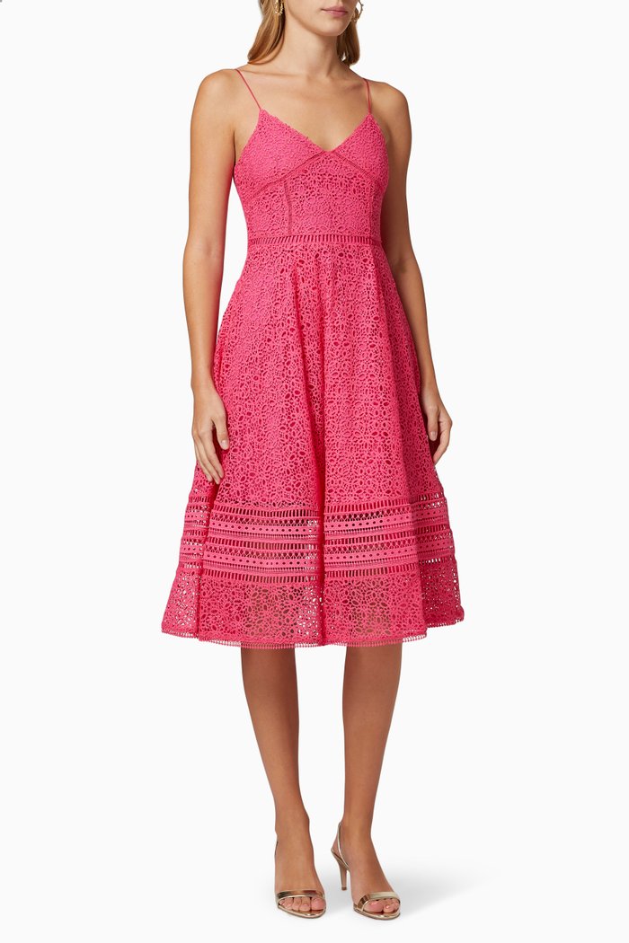 

Rimosso Macramé Dress, Purple