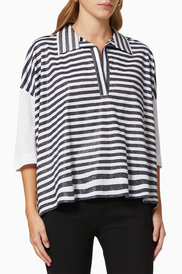 

Debole Stripe Top, White